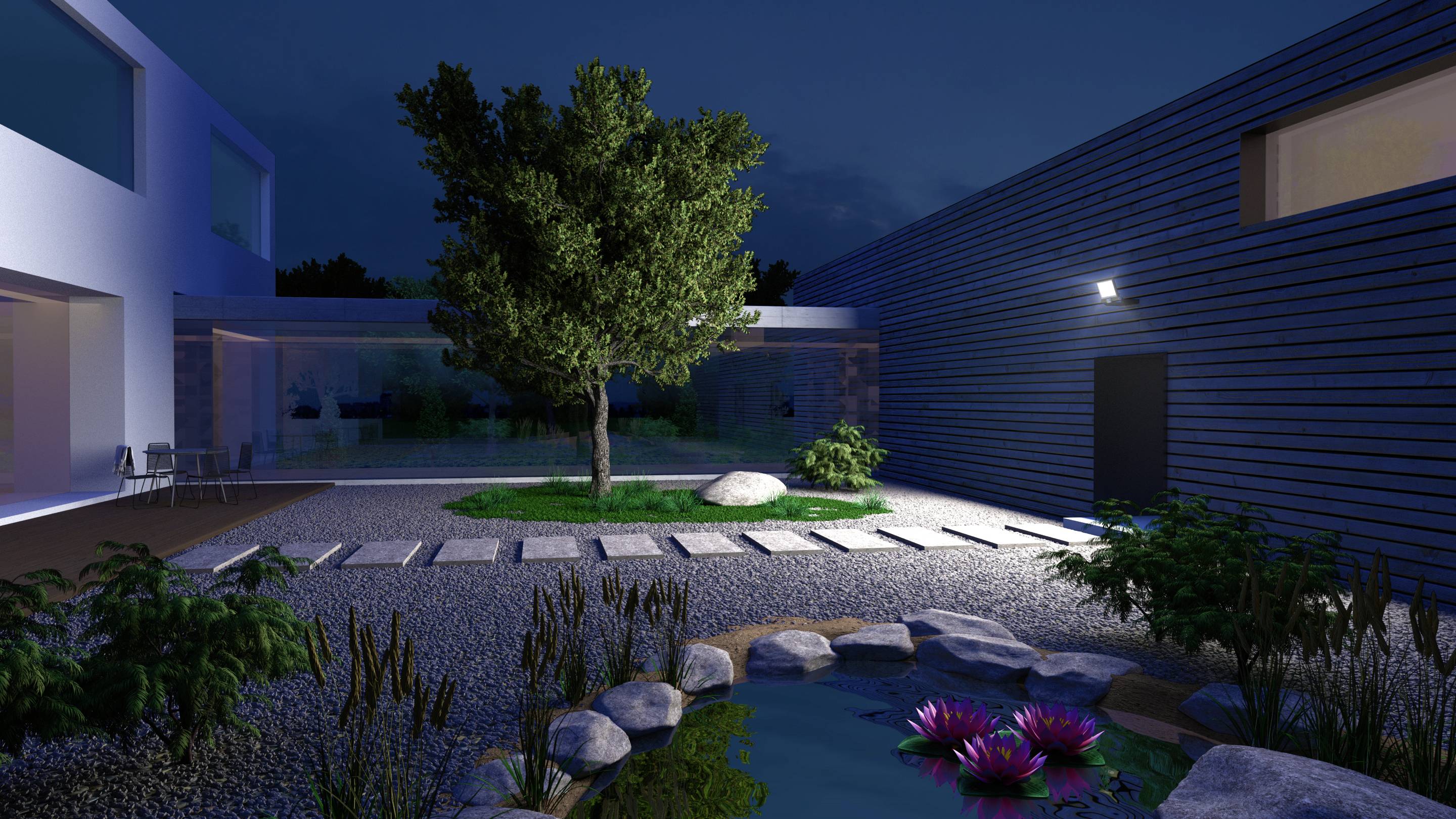 Steinel XLED ONE S WS 065256 LED-Außenstrahler mit Bewegungsmelder EEK: E (A - G) 18.6W