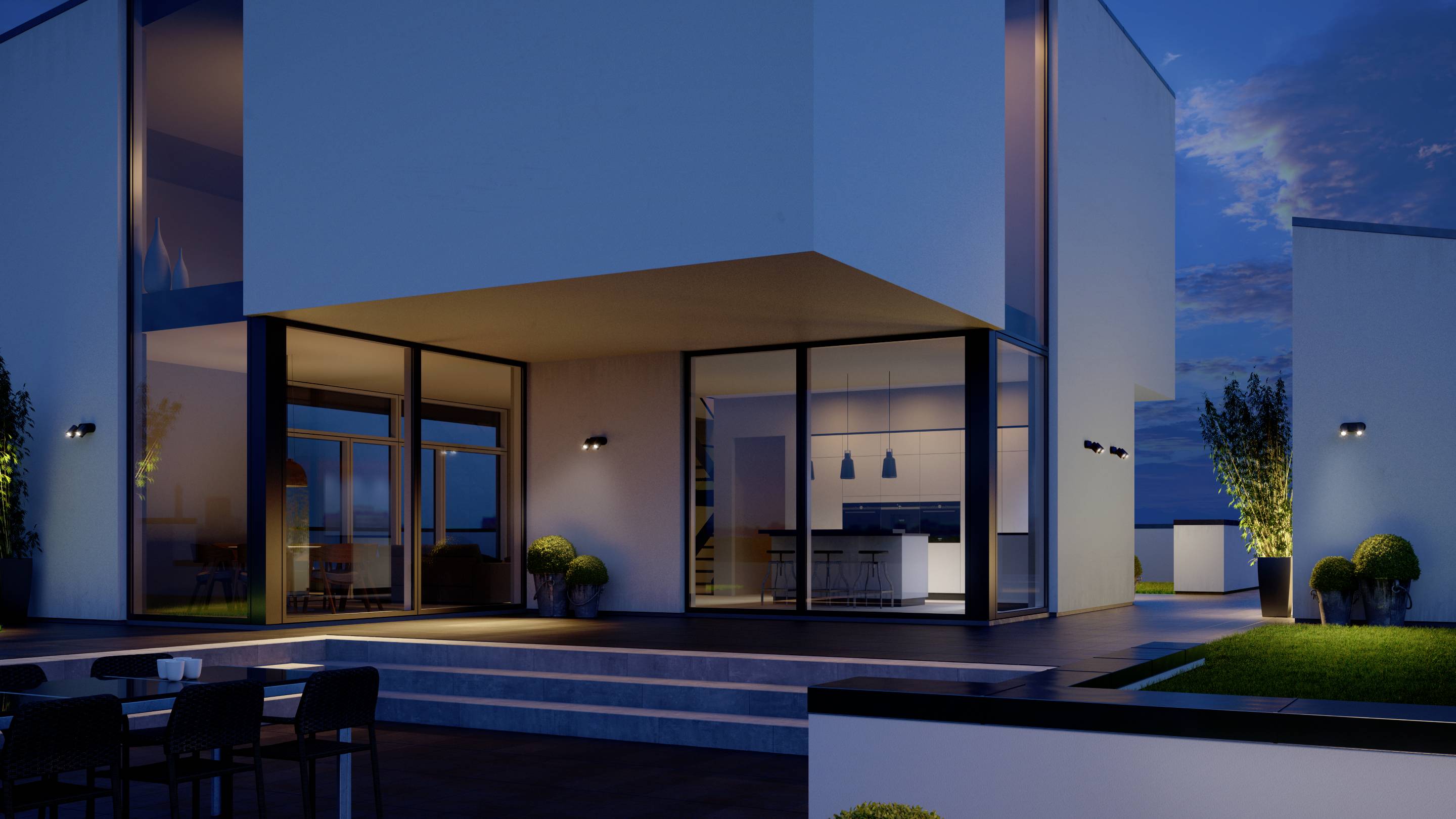 Steinel SPOT DUO S ANT 058647 LED-Außenstrahler mit Bewegungsmelder EEK: F (A - G) 14.95 W