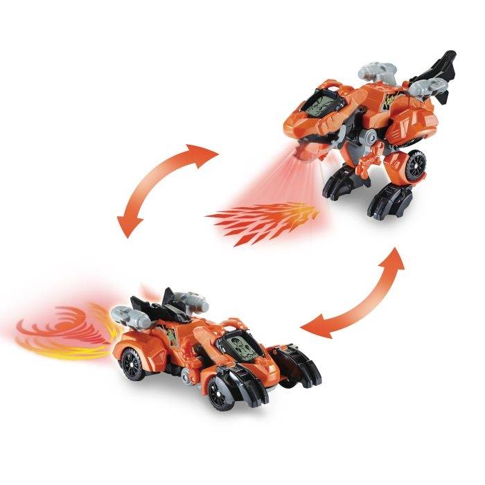 VTech Einsatzfahrzeug Modell Switch & Go Dinos - Fire-T-Rex Fertigmodell Einsatzfahrzeug Modell