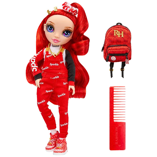 Rainbow High Junior High Fashion Doll - Ruby Anderson (Red) 579953EUC