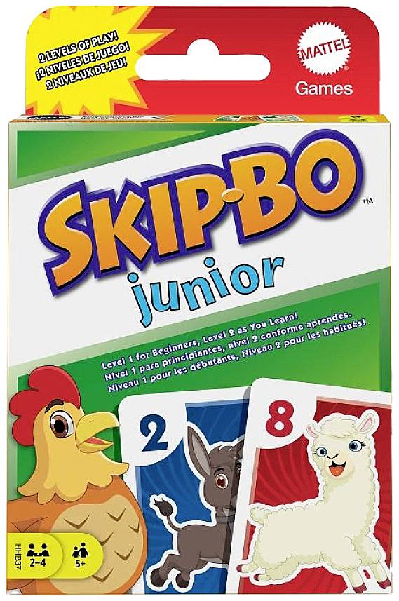Mattel HHB37 Skip-Bo Junior