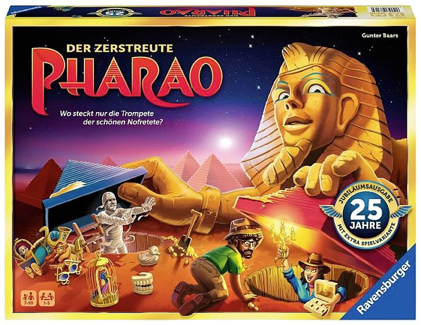Ravensburger Ravensburger 27316 Der zerstreute Pharao - 25 Jahre Jubiläumsausgab