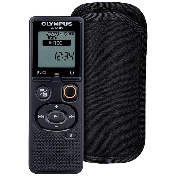 Olympus Dictaphone numérique VN-541PC + CS131 Soft Case Durée d'enregistrement (max.) 2080 h noir atténuation du bruit