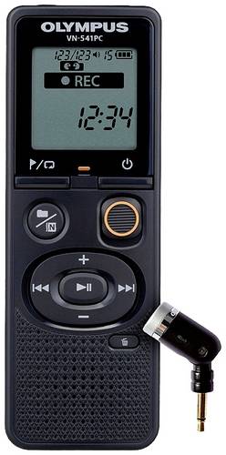 Olympus Digitales Diktiergerät VN-541PC + ME52 Mic. Aufzeichnungsdauer (max.) 2080h Schwarz Geräus