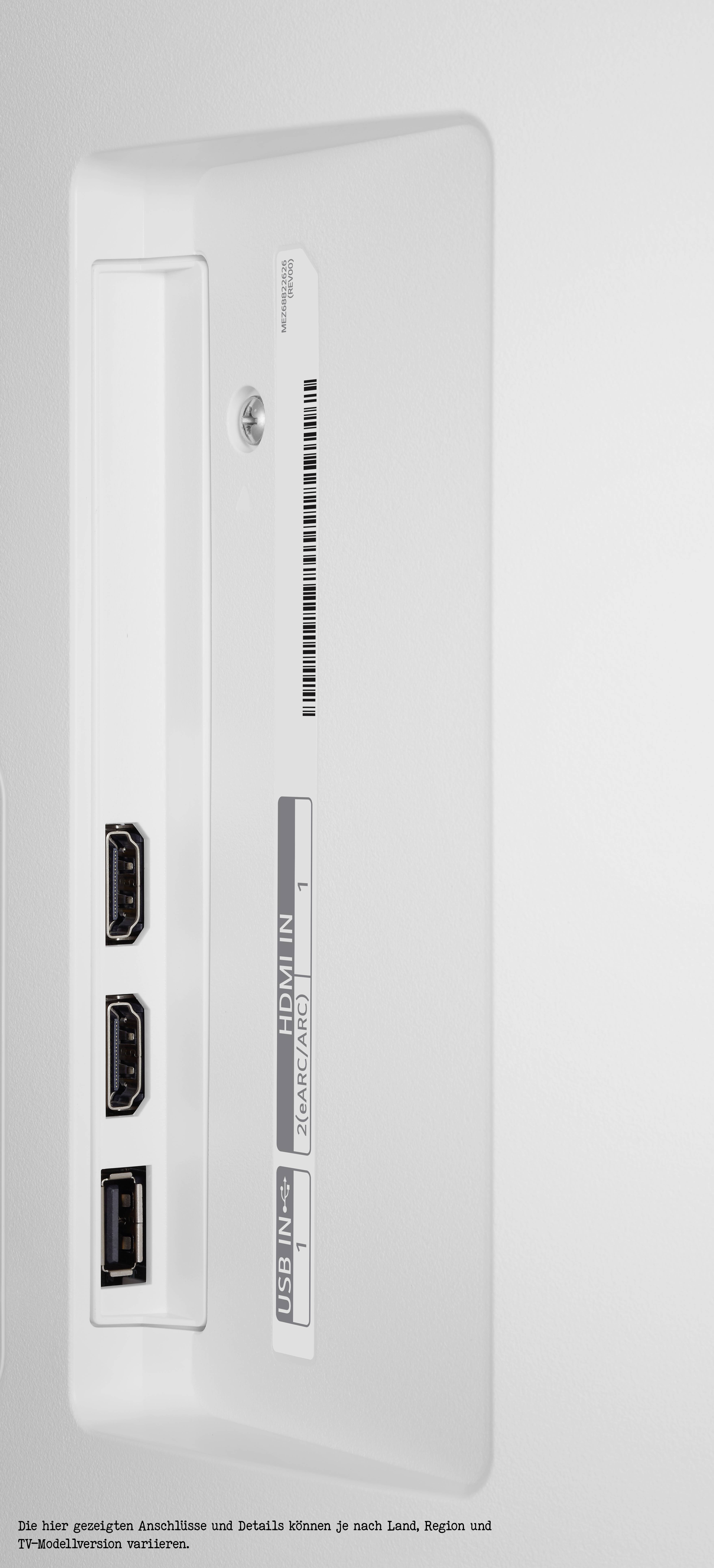 LG Electronics 43UQ76909LE.AEUD LED-TV 109cm 43 Zoll EEK G (A - G) DVB-C, DVB-S2, DVB-T2, UHD, Smart TV, WLAN, PVR ready, CI+ Weiß