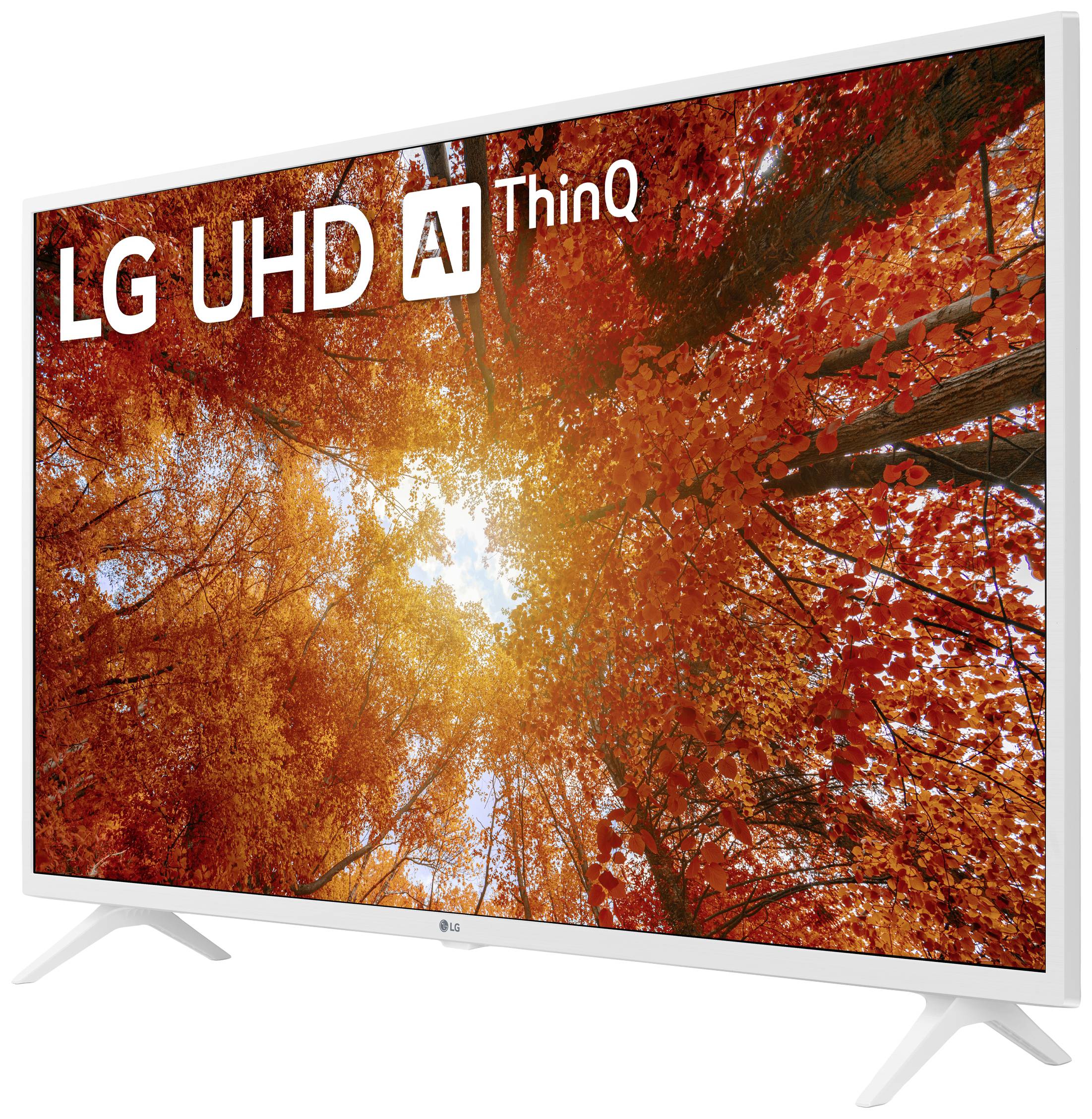 LG Electronics 43UQ76909LE.AEUD LED-TV 109cm 43 Zoll EEK G (A - G) DVB-C, DVB-S2, DVB-T2, UHD, Smart TV, WLAN, PVR ready, CI+ Weiß