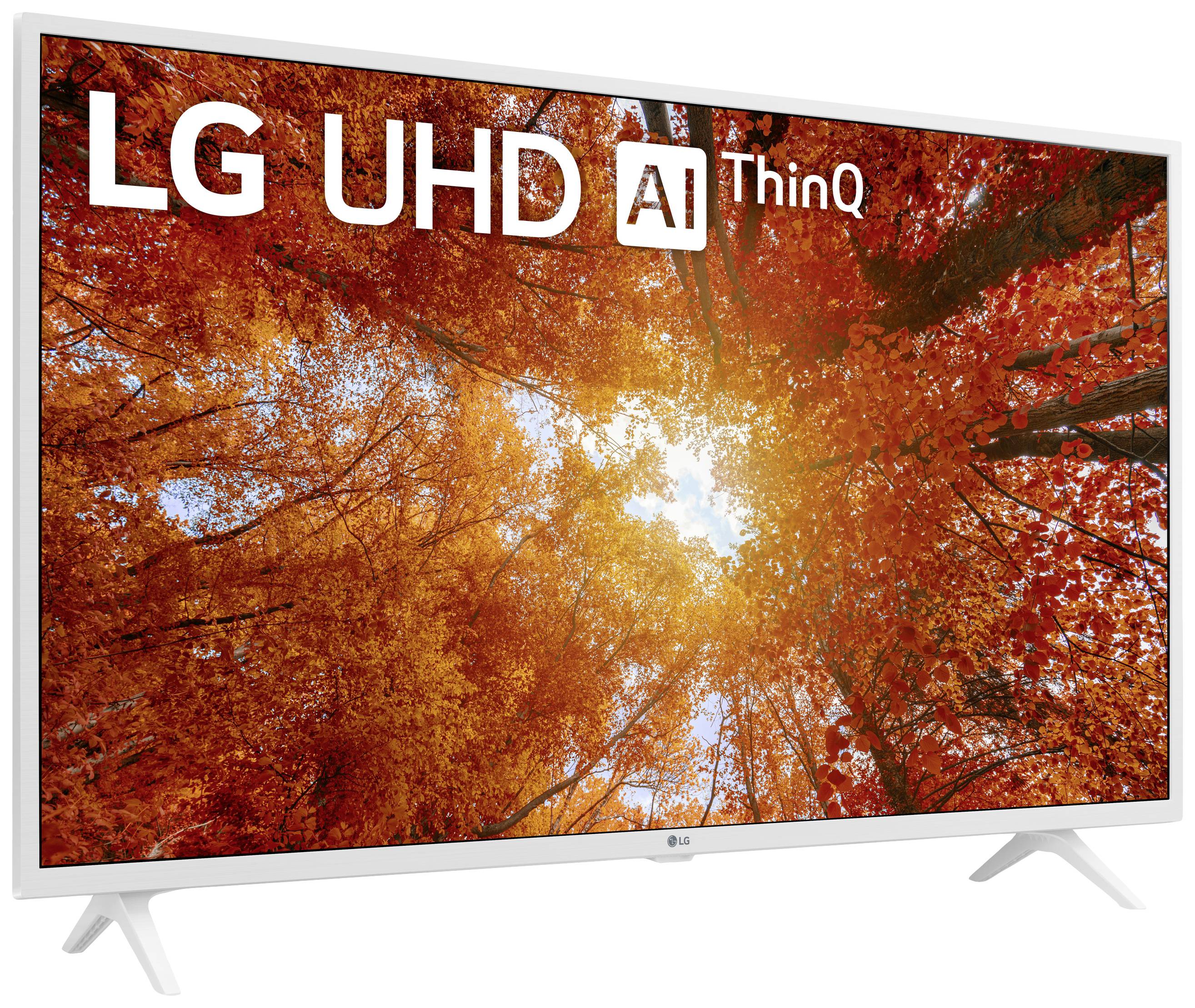 LG Electronics 43UQ76909LE.AEUD LED-TV 109cm 43 Zoll EEK G (A - G) DVB-C, DVB-S2, DVB-T2, UHD, Smart TV, WLAN, PVR ready, CI+ Weiß