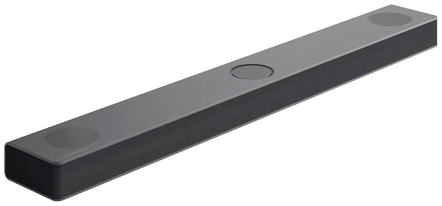 LG Electronics DS80QY.DDEULLK Soundbar Schwarz inkl. kabellosem Subwoofer, Dolby Atmos®, WLAN, Bluetooth®, USB