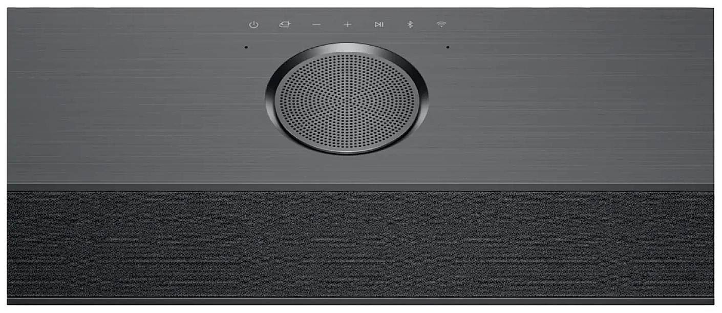 LG Electronics DS80QY.DDEULLK Soundbar Schwarz inkl. kabellosem Subwoofer, Dolby Atmos®, WLAN, Bluetooth®, USB