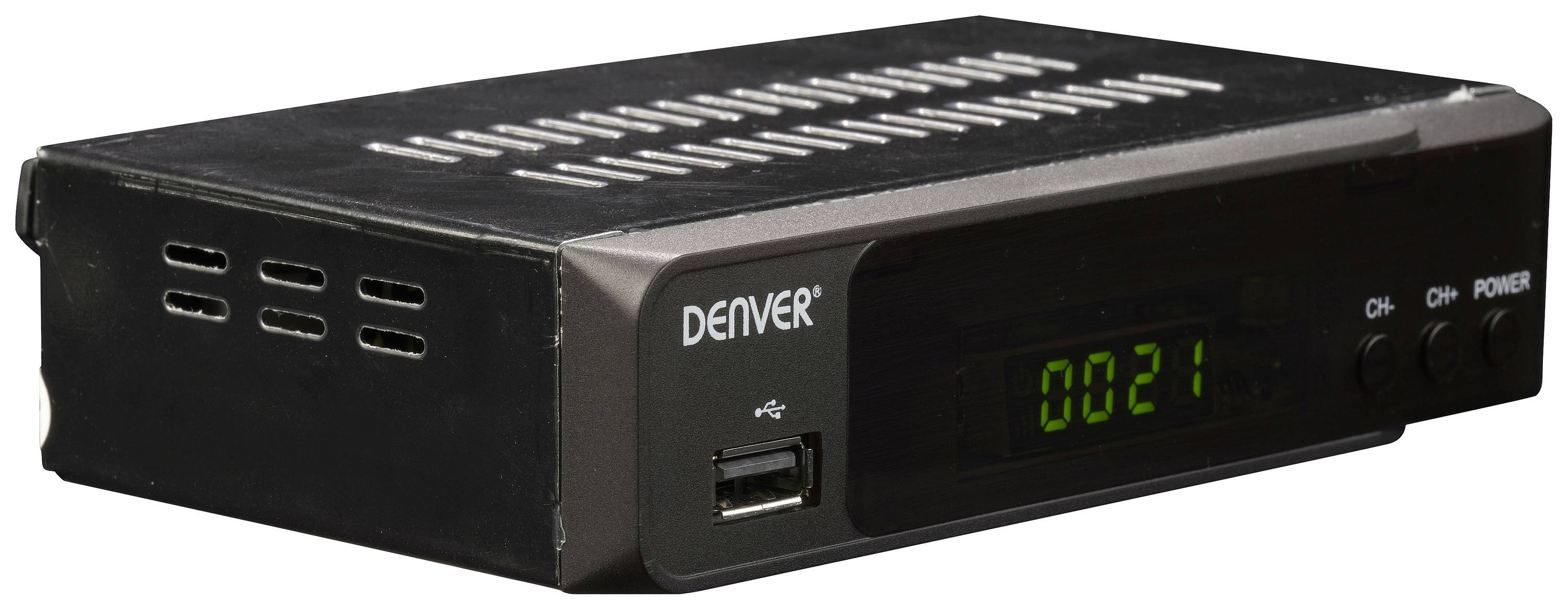 Denver DVBS-207HD HD-SAT-Receiver Front-USB, LAN-fähig Anzahl Tuner: 1