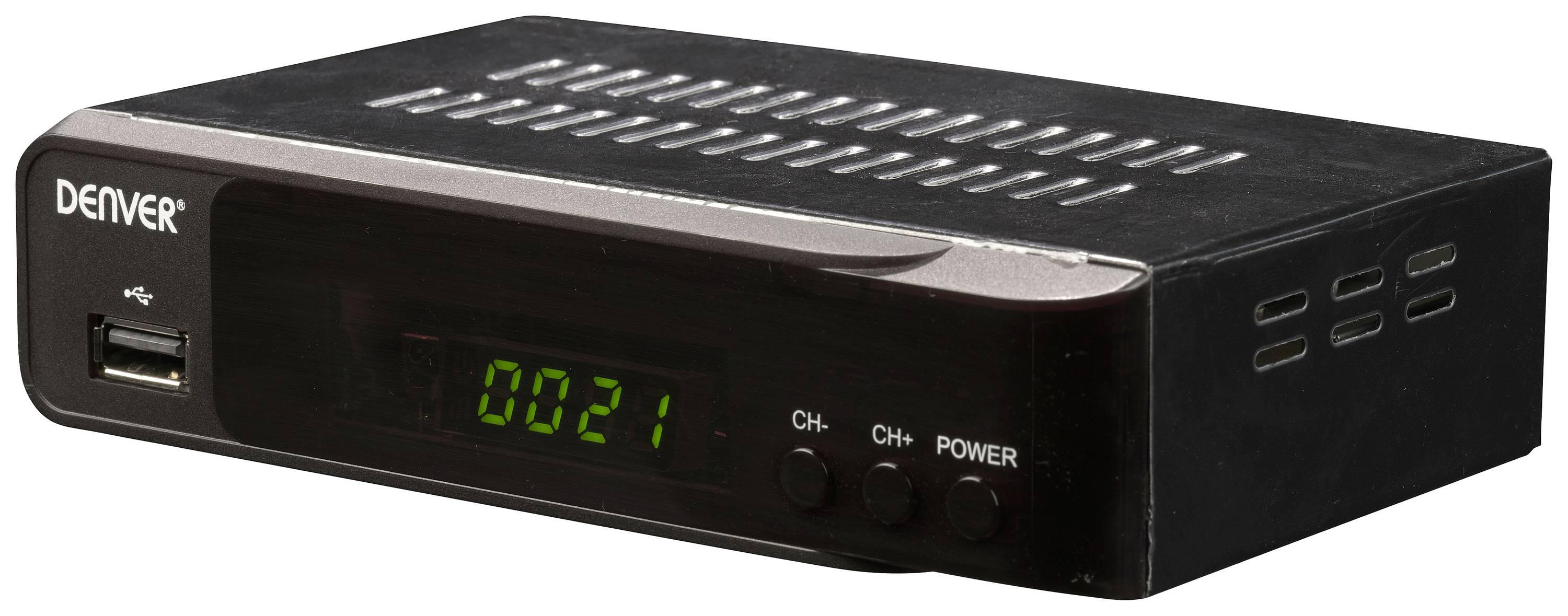 Denver DVBS-207HD HD-SAT-Receiver Front-USB, LAN-fähig Anzahl Tuner: 1