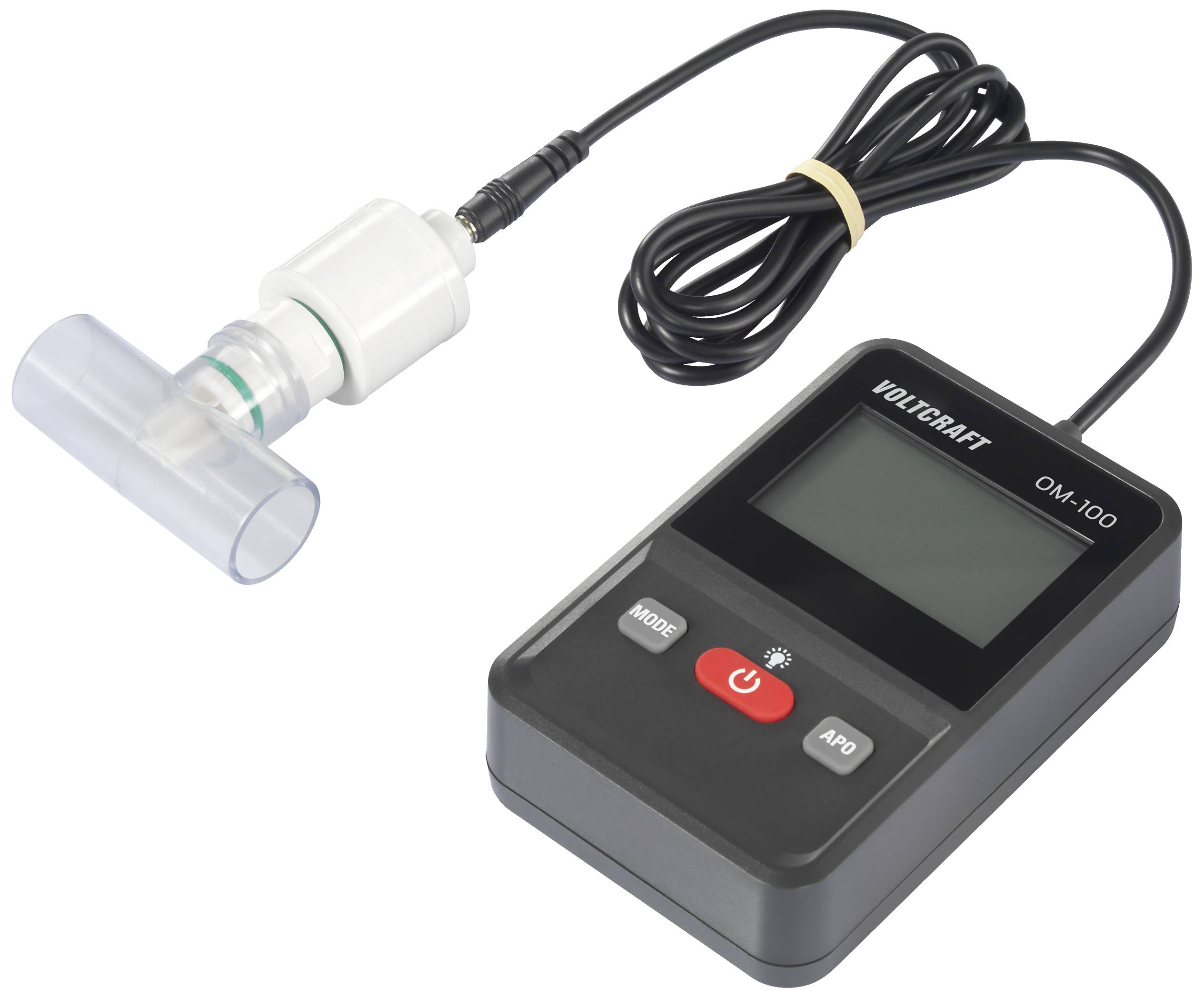 VOLTCRAFT OM-100 Sauerstoff-Messgerät 0 - 100% Sauerstoff-Messgerät kalibriert Werksstandard (ohne Zertifikat)