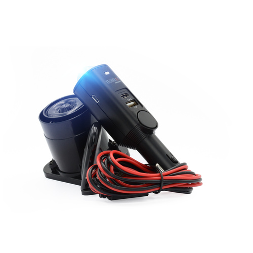 Technaxx TX-168 Système d'alarme auto avec télécommande, surveillance habitacle, LED intégrée (clignotante), accu intégré