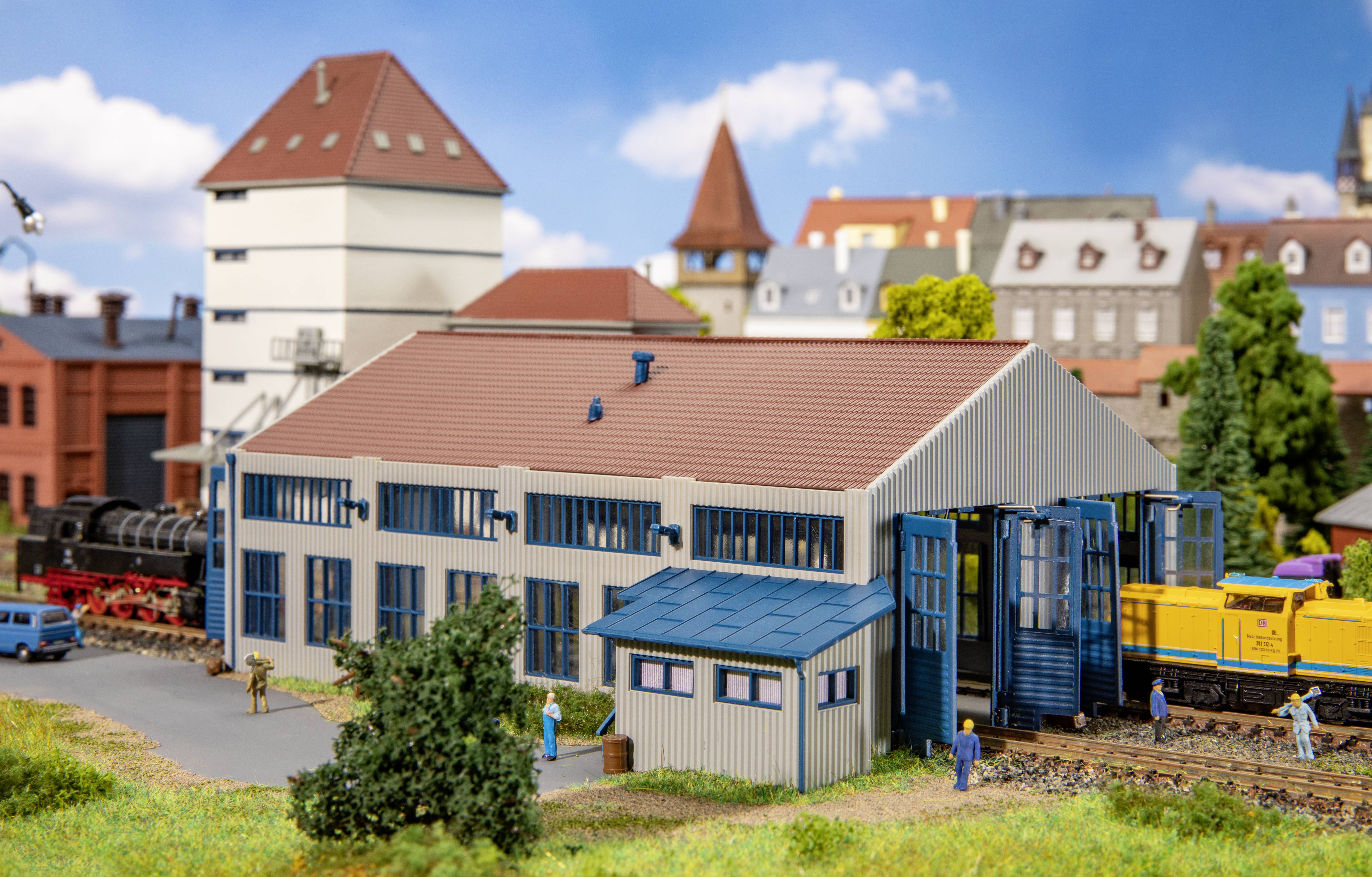 Faller 222107 N Lokschuppen, 2-ständig