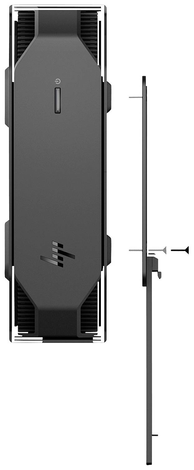 HP Montagehalterung B550 16U00AA Schwarz