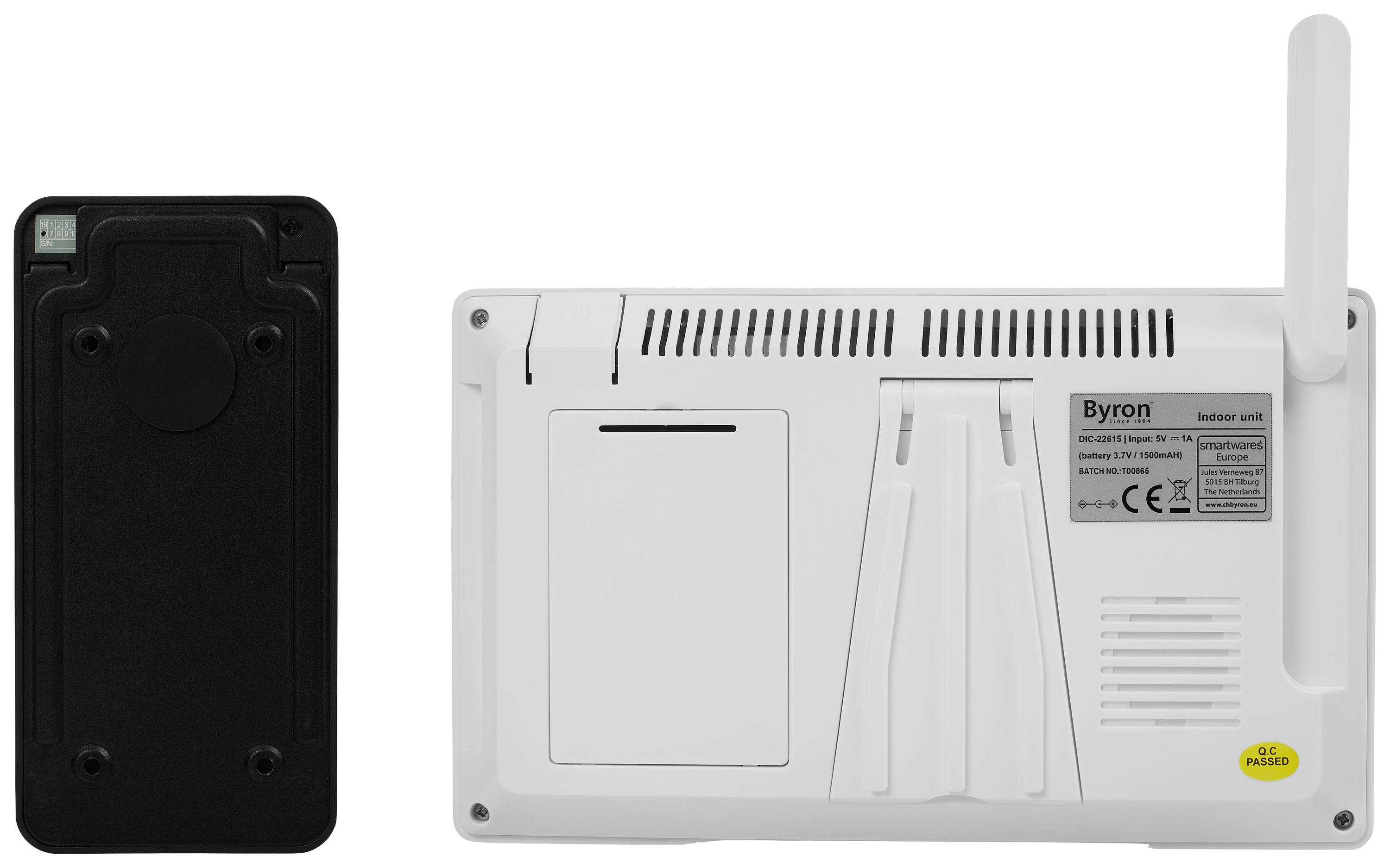 Byron DIC-22615 Video-Türsprechanlage WLAN Komplett-Set