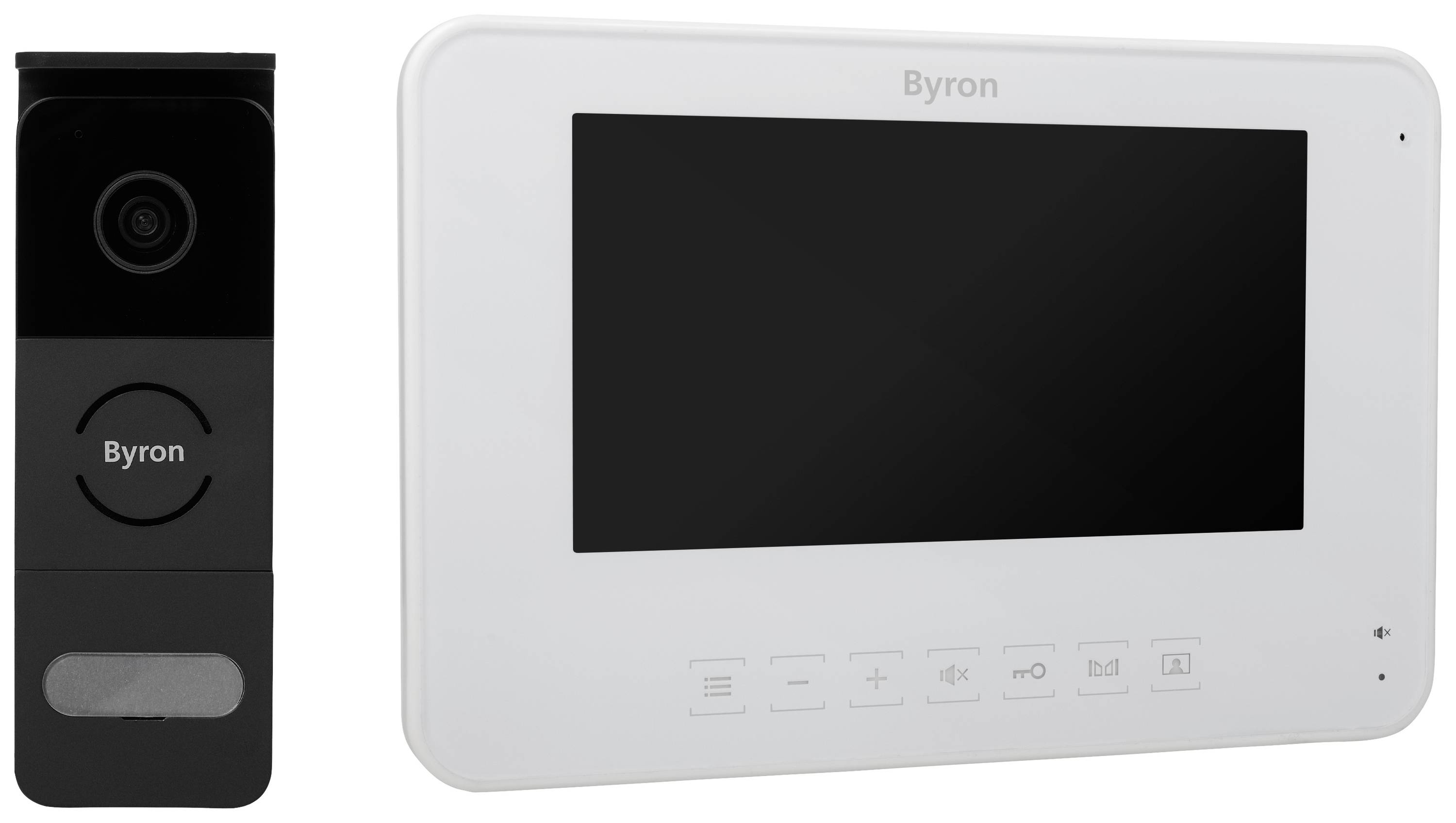 Byron DIC-24312 Video-Türsprechanlage Kabelgebunden Komplett-Set