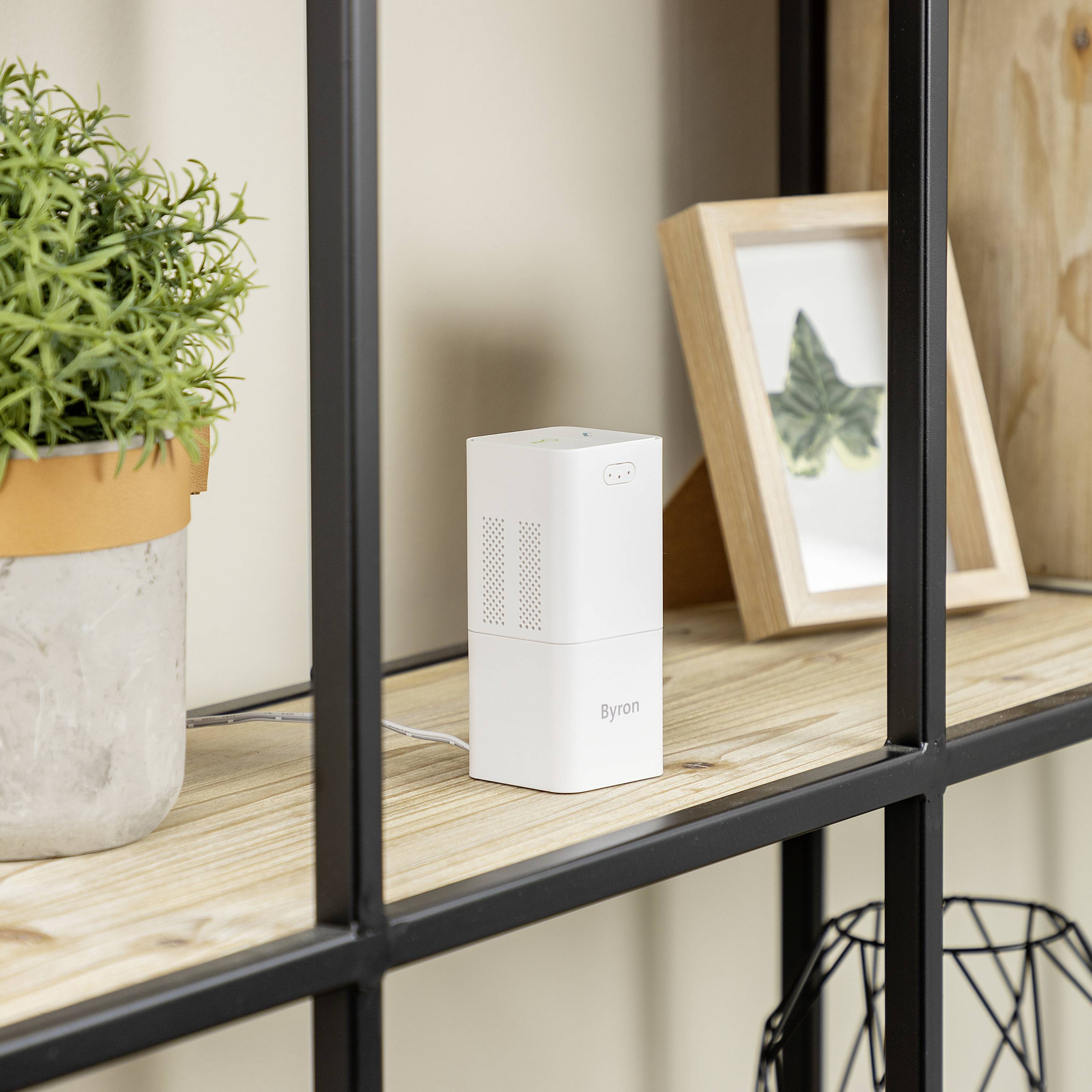 Byron DIC-21545 Gegensprechanlage Funk Komplett-Set Weiß