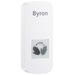 Byron DBY-23430 Klingel batterielos Weiß