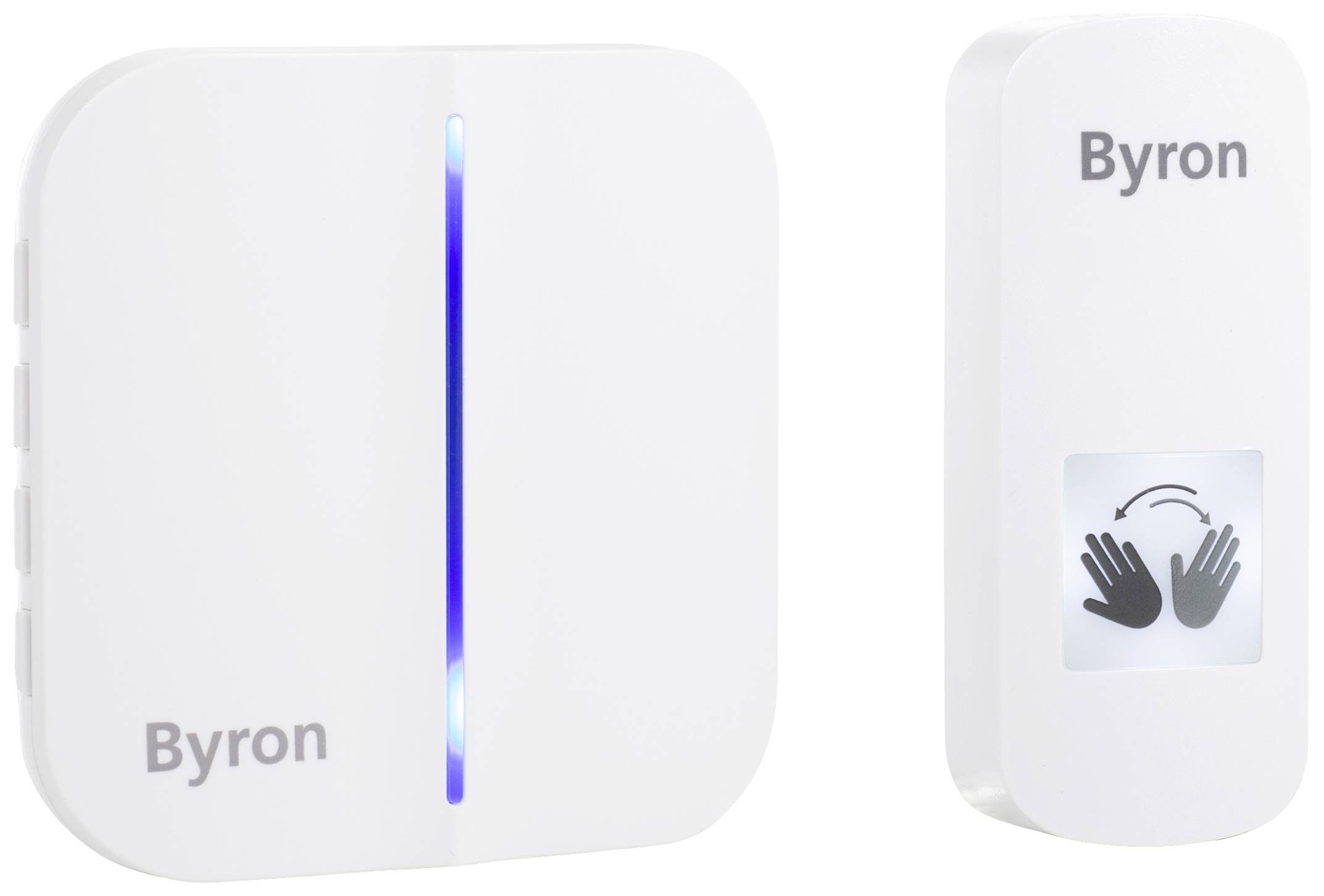 Byron DBY-23441 Klingel batterielos Weiß