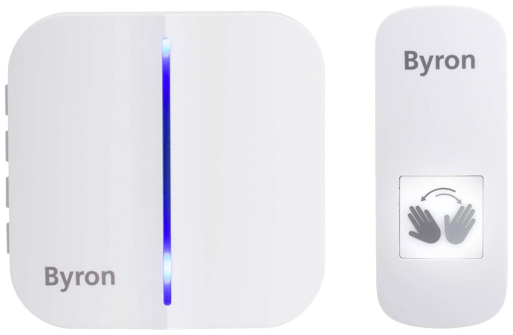 Byron DBY-23441 Klingel batterielos Weiß