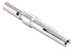 Metall-Verbindungsstift mit mehreren Löchern und einem zentralen Haltering. Wird häufig in mechanischen Geräten verwendet.