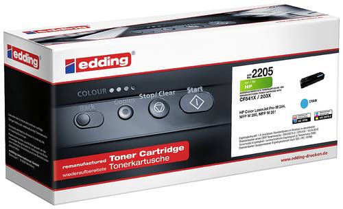 Edding EDD 2205 Toner ersetzt HP 203X (CF541X) Cyan 2500 Seiten Kompatibel Toner  - Onlineshop Voelkner
