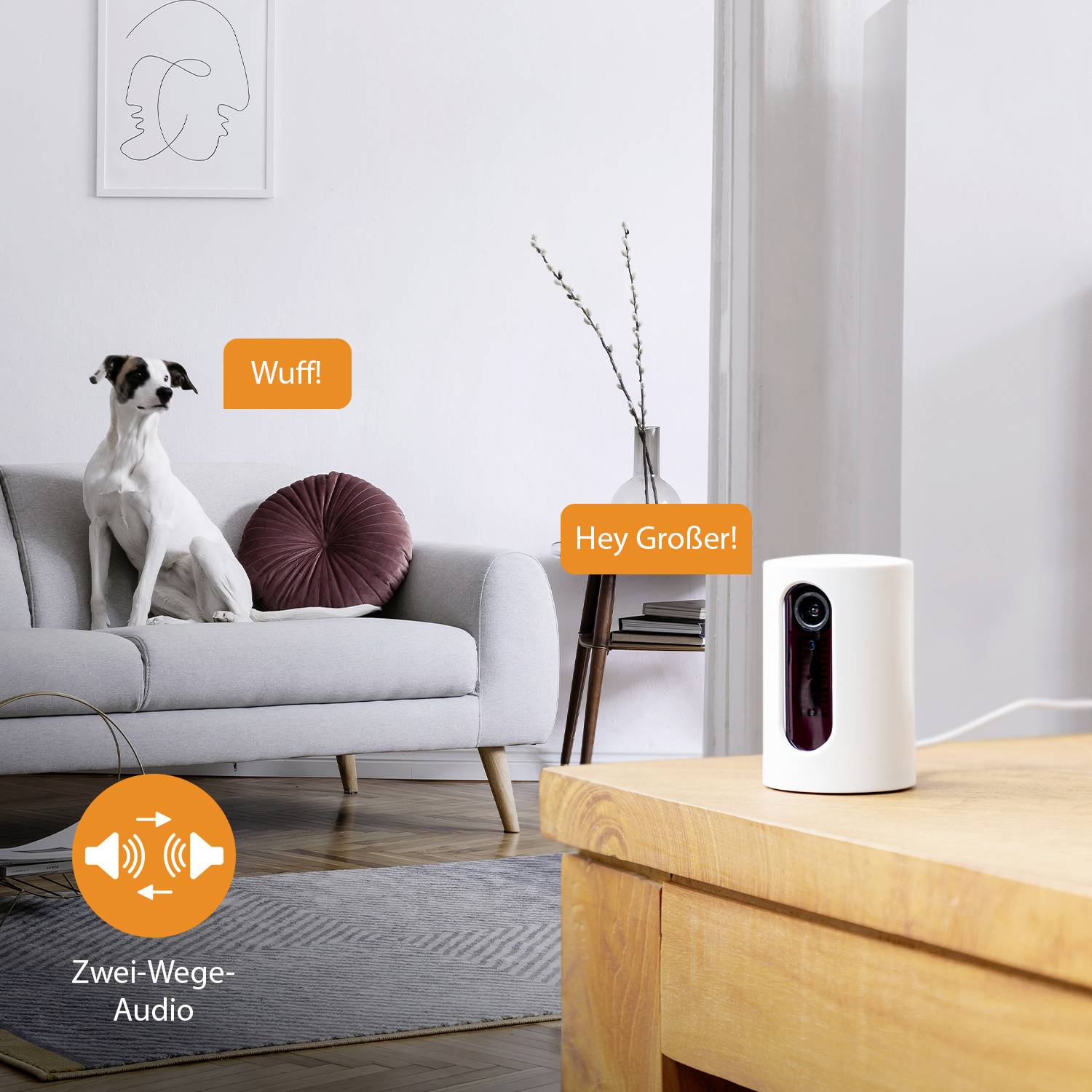 Smartwares CIP-37350 WLAN IP Überwachungskamera 1920 x 1080 Pixel