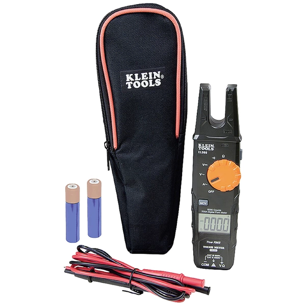 Klein Tools CL360 Hand-Multimeter digital CAT II 1000 V, CAT III 600 V Anzeige (Counts): 6000 Klein Tools CL360 Hand-Multimeter digital CAT II 1000 V, CAT III 600 V Anzeige (Counts): 6000