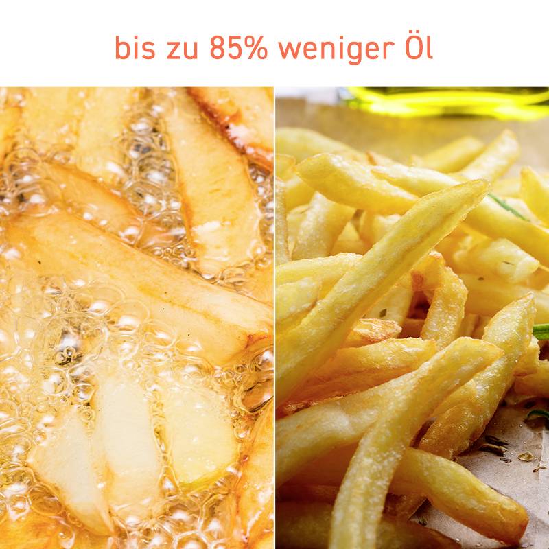 Cosori CP158-AF-RXW Heißluft-Fritteuse 5.5l 1700W Antihaftbeschichtung, BPA-frei, mit Display, Timerfunktion, Überhitzungsschutz