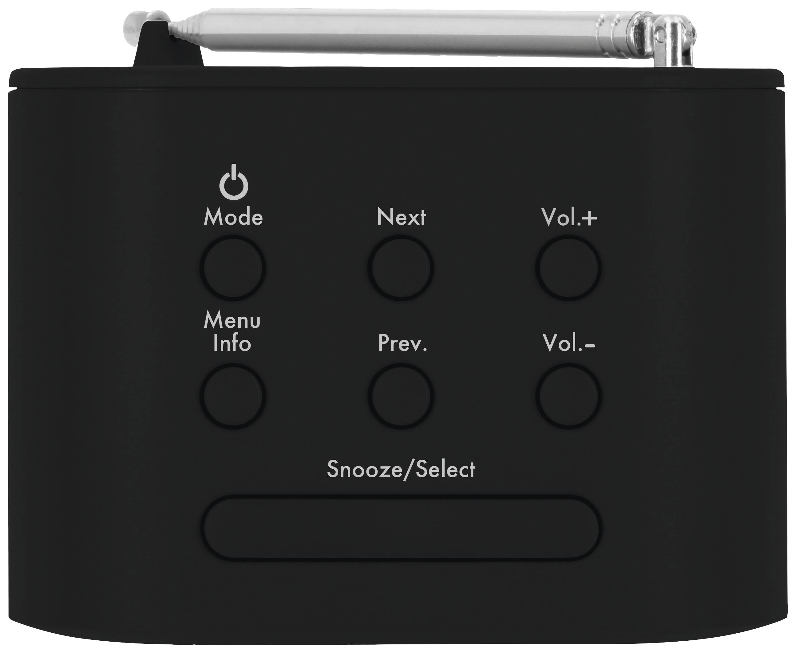 TechniSat TECHNIRADIO 40 Taschenradio DAB+, UKW Weckfunktion, Inkl. Lautsprecherbox Schwarz