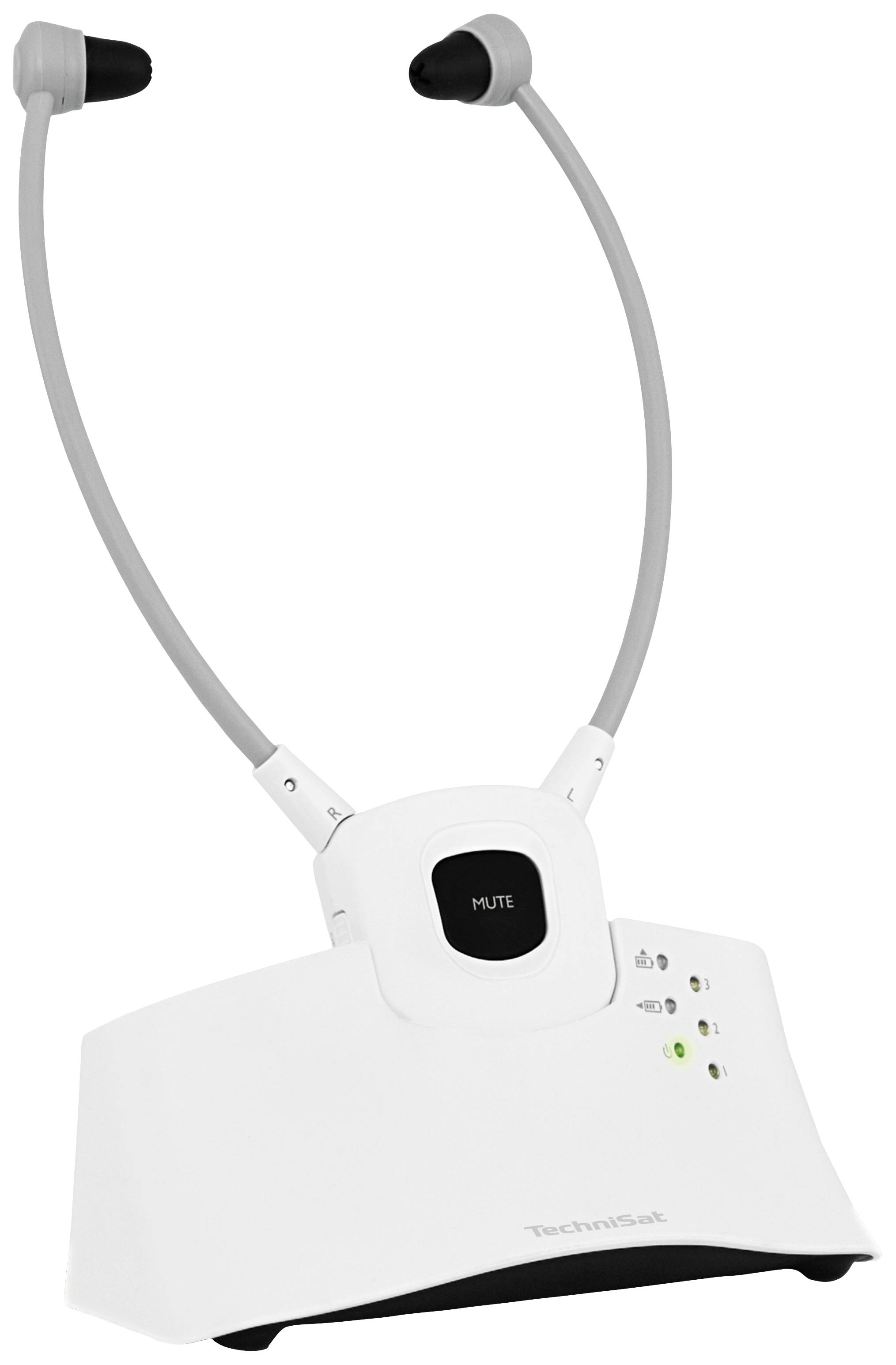 TechniSat STEREOMAN ISI 2 Over Ear Headset Funk Stereo Weiß