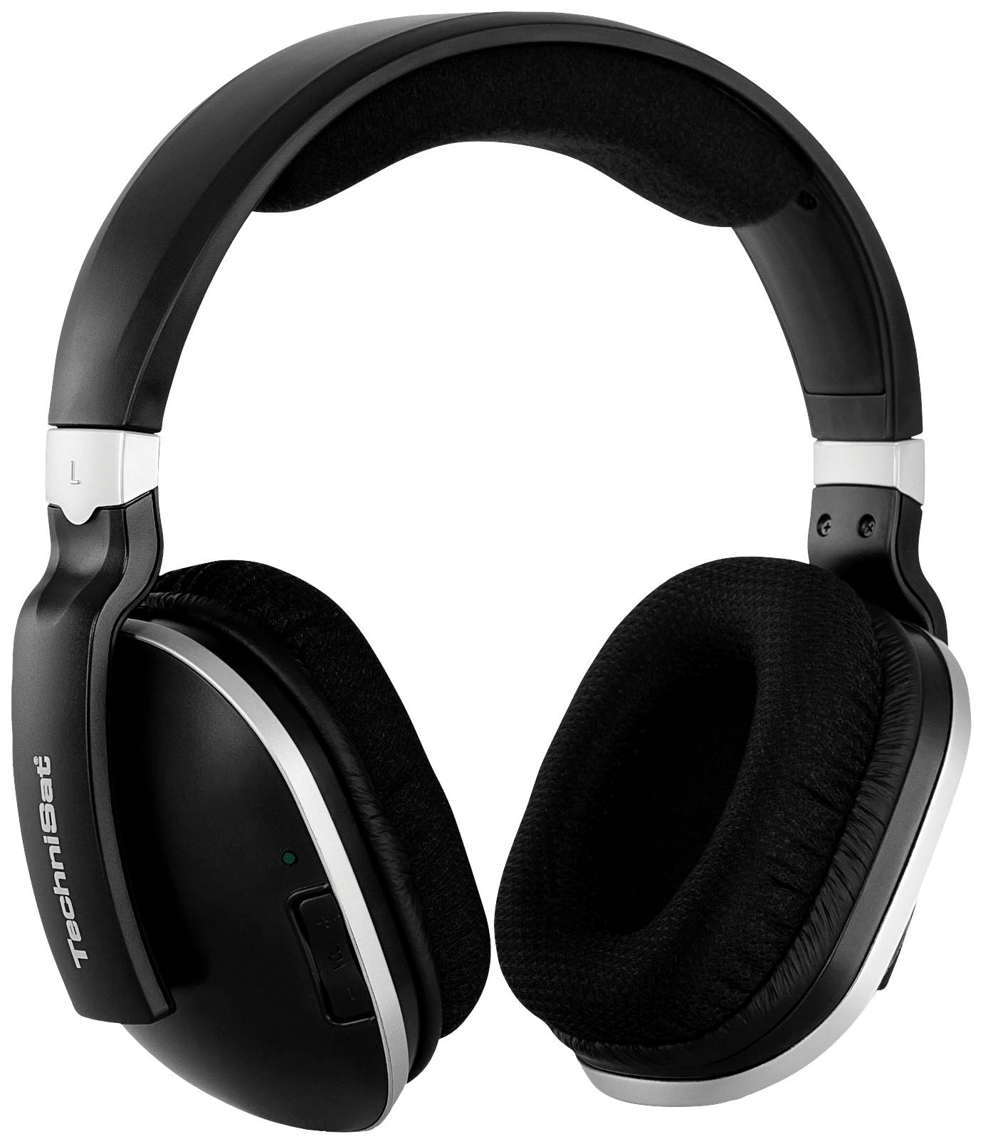 TechniSat STEREOMAN 2 Over Ear Kopfhörer Funk Stereo Schwarz/Silber