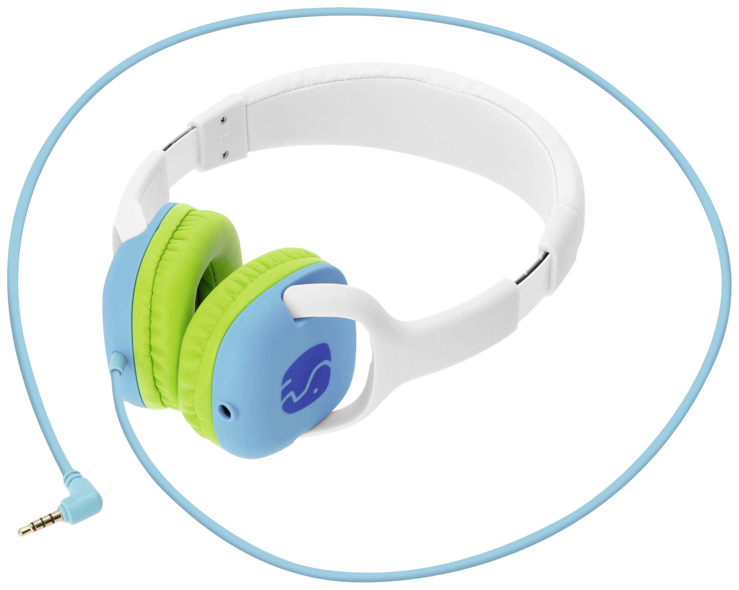 TechniSat TECHNIFANT Hörchen Over Ear Kopfhörer kabelgebunden Stereo Weiß, Blau, Grün Kinder