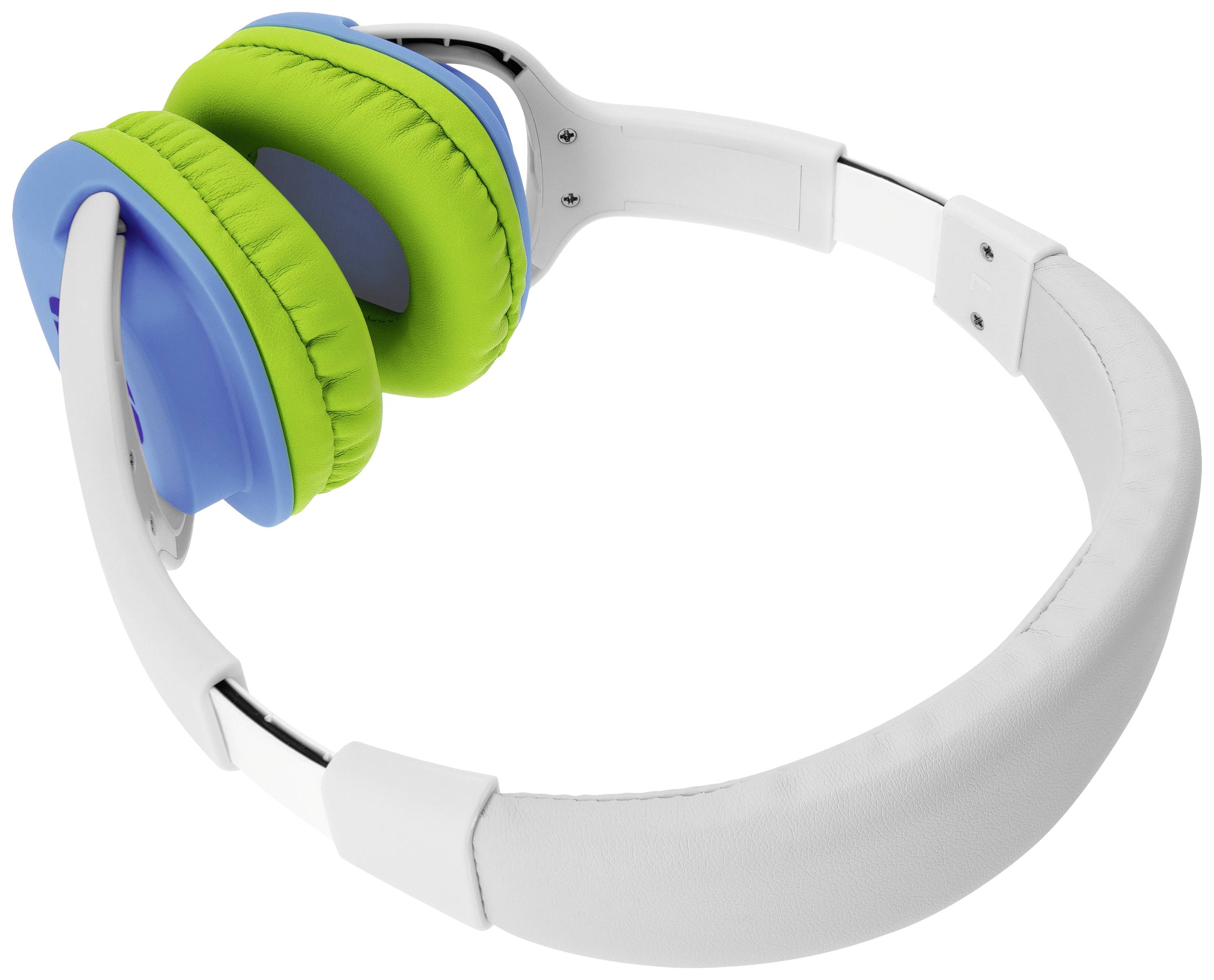 TechniSat TECHNIFANT Hörchen Over Ear Kopfhörer kabelgebunden Stereo Weiß, Blau, Grün Kinder