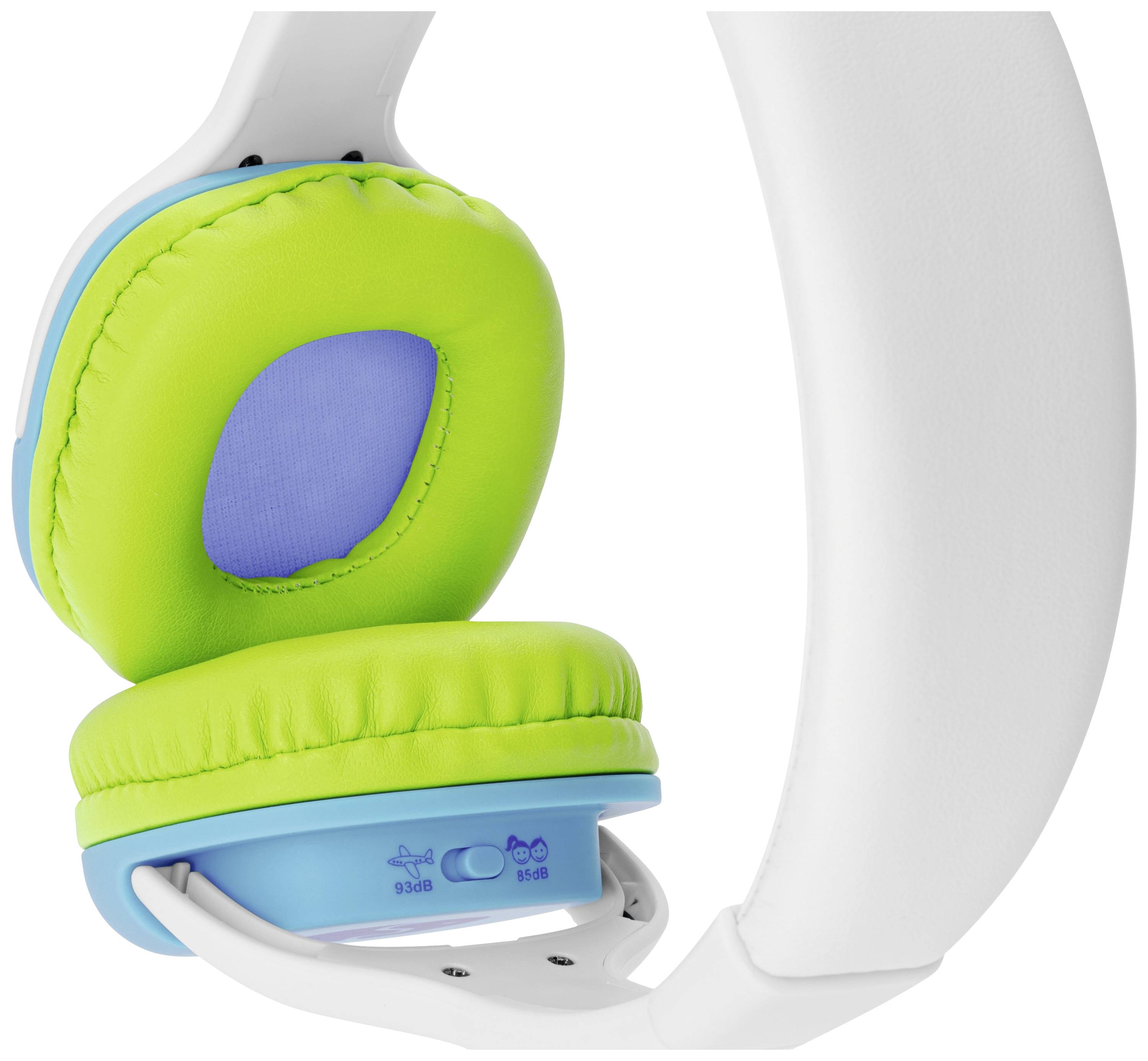 TechniSat TECHNIFANT Hörchen Over Ear Kopfhörer kabelgebunden Stereo Weiß, Blau, Grün Kinder