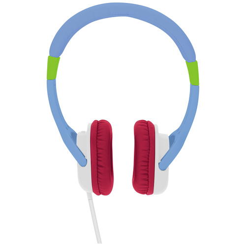 TechniSat TECHNIFANT Hörchen mit Kabel, blau Kinder Over Ear Kopfhörer kabelgebunden Blau, Weiß, Rot
