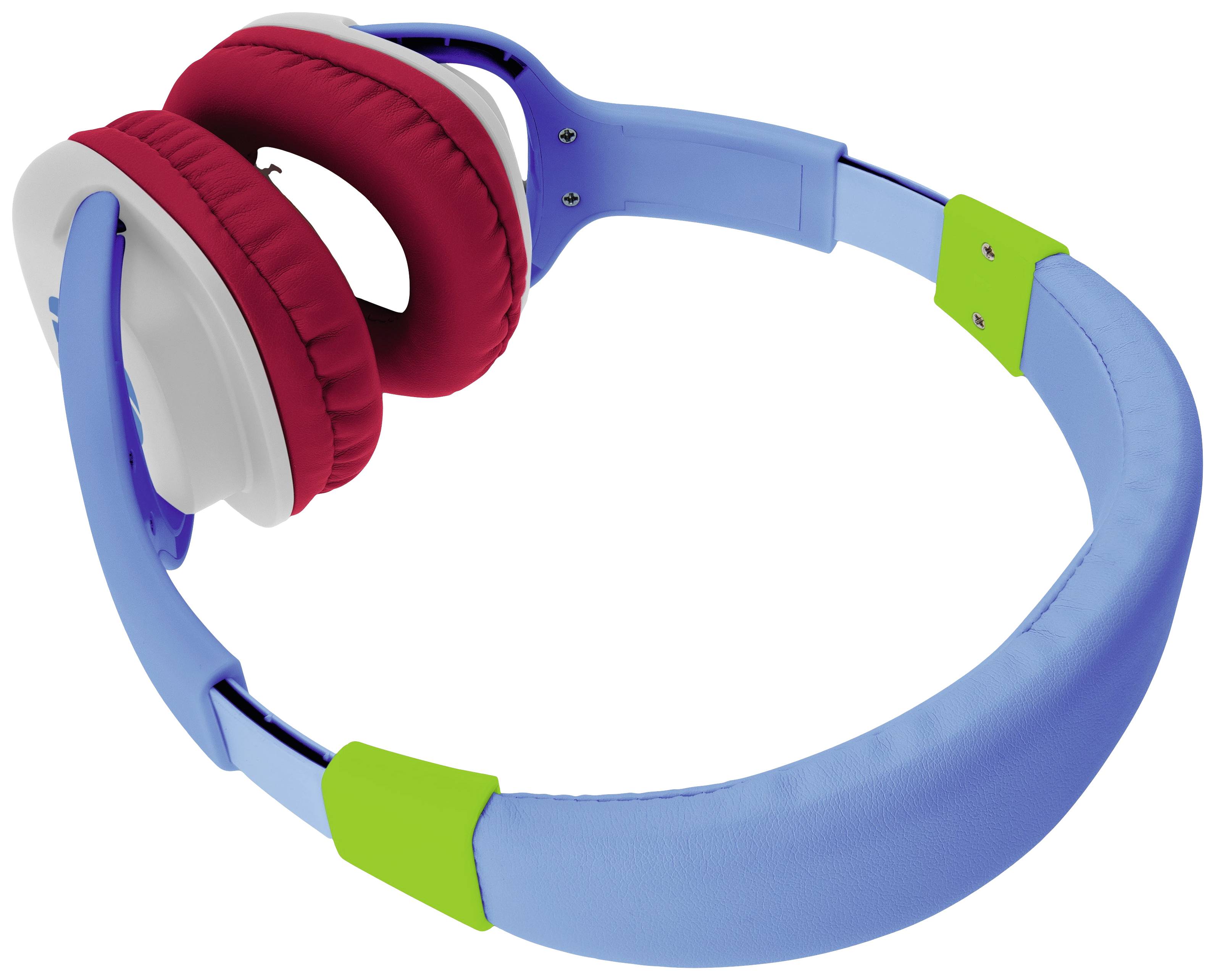 TechniSat TECHNIFANT Hörchen mit Kabel, blau Kinder Over Ear Kopfhörer kabelgebunden Blau, Weiß, Rot