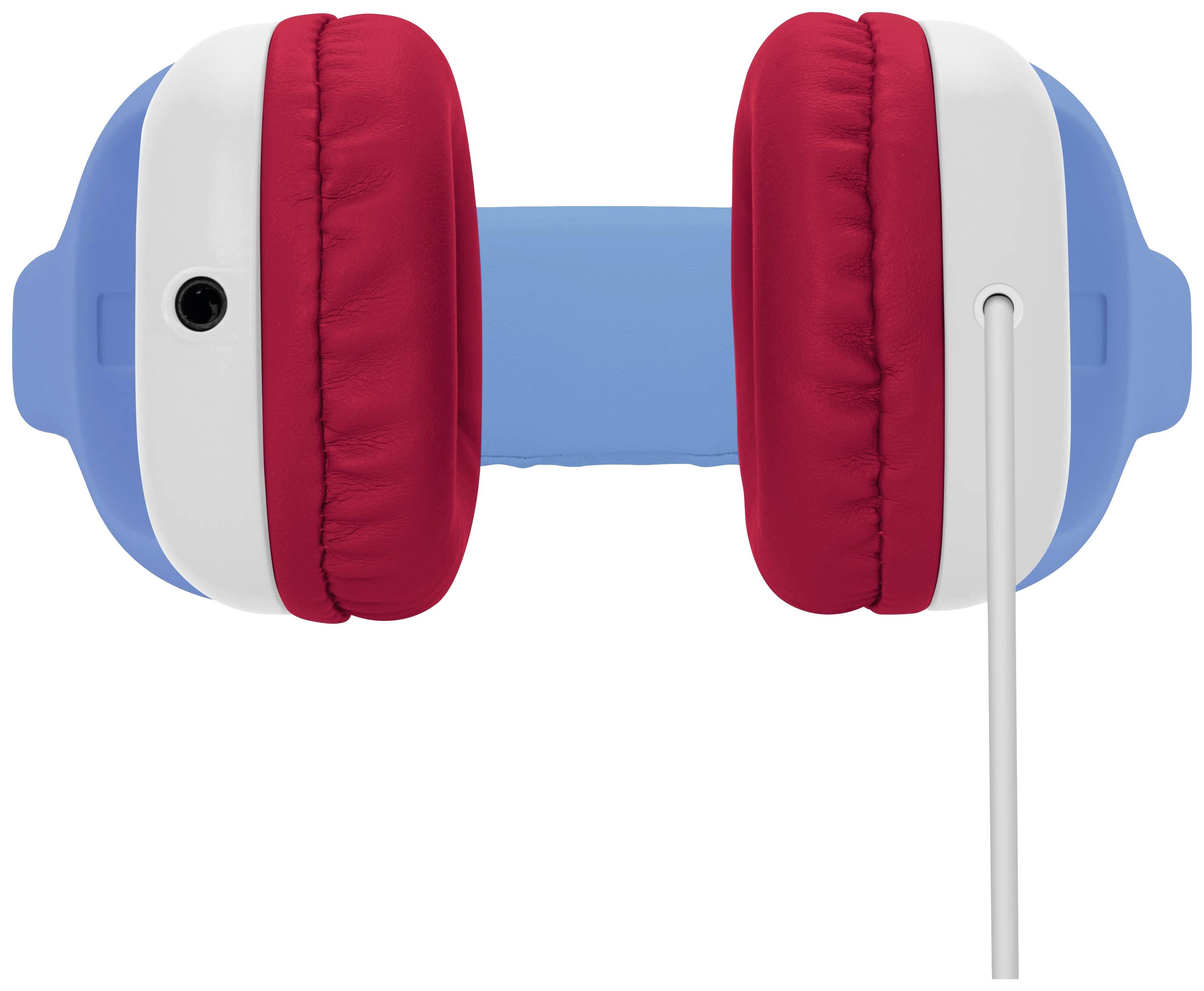 TechniSat TECHNIFANT Hörchen mit Kabel, blau Kinder Over Ear Kopfhörer kabelgebunden Blau, Weiß, Rot