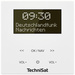 TechniSat DIGITRADIO UP 55, weiß Steckdosenradio DAB+, UKW Bluetooth® Inkl. Lautsprecherbox, Weckfunktion Weiß