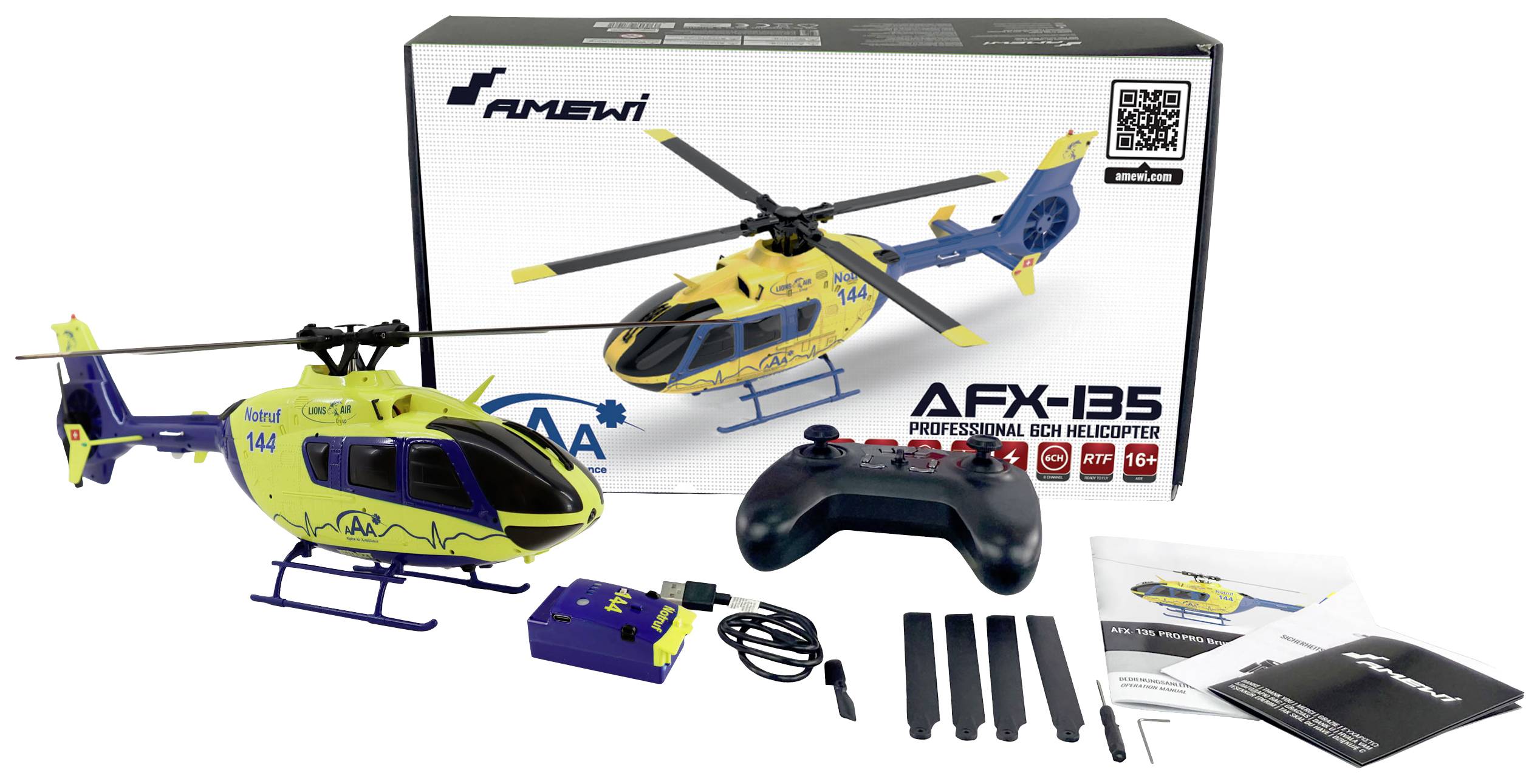 Amewi AFX-135 PRO Alpine Air RC Hubschrauber RtF