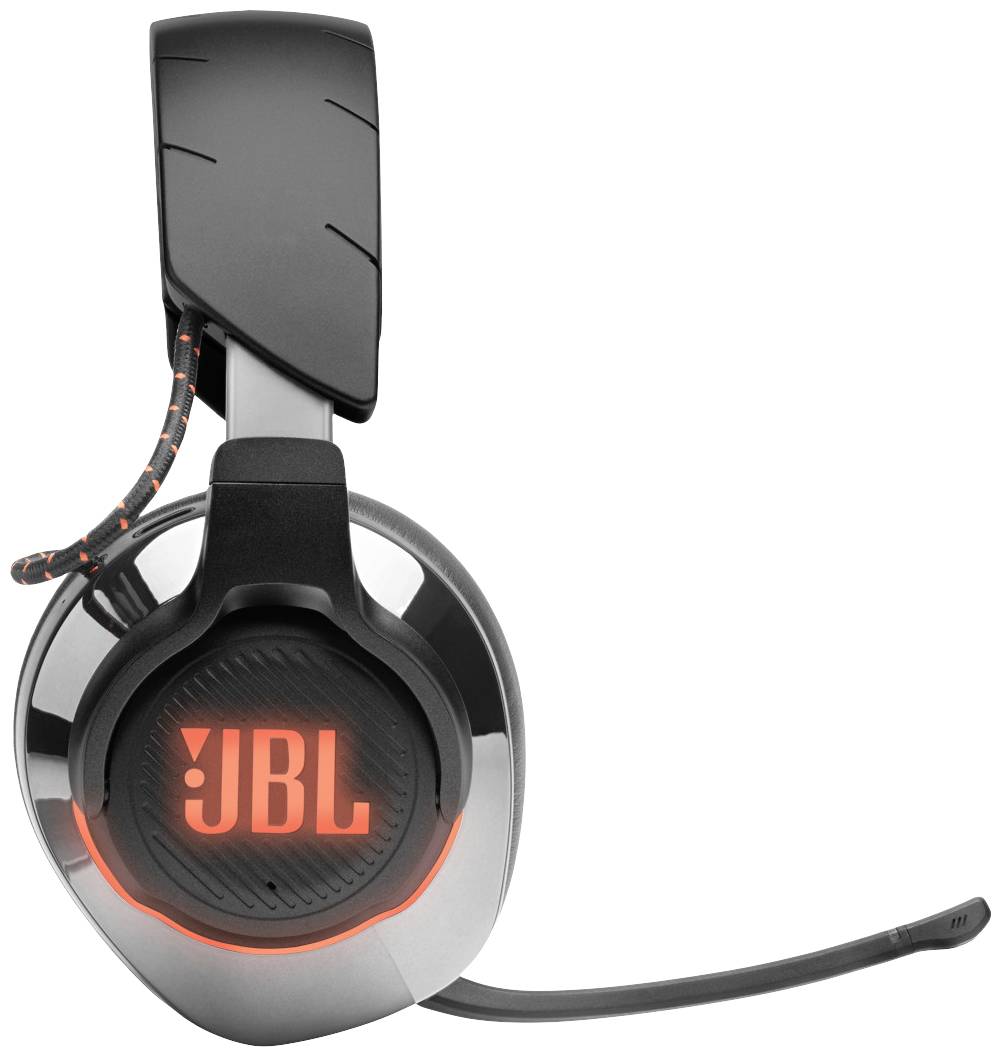 JBL Quantum 810 Over Ear Headset Bluetooth® Schwarz Noise Cancelling, Mikrofon-Rauschunterdrückung Headset, Lautstärkeregelung, Mikrofon-Stummsch