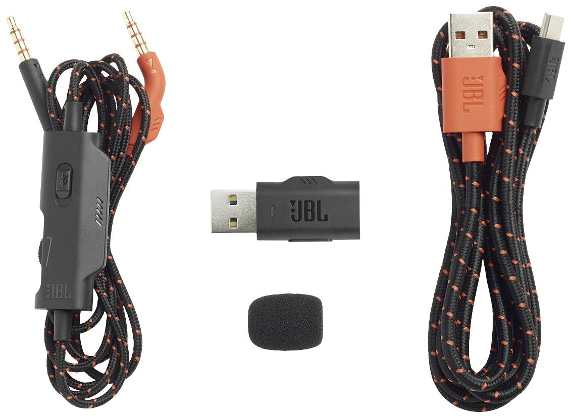 JBL QUANTUM 610 BLK Over Ear Headset Funk Schwarz Mikrofon-Rauschunterdrückung Mikrofon-Stummschaltung Gaming