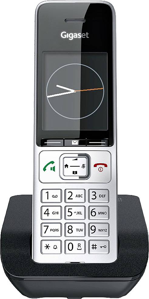 Gigaset COMFORT 500 DECT, GAP Schnurloses Telefon analog Babyphone, Freisprechen, für Hörgeräte ko