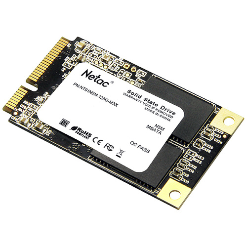 Netac Technology N5M 128 GB Interne mSATA SSD mSATA Retail NT01N5M-128G-M3X