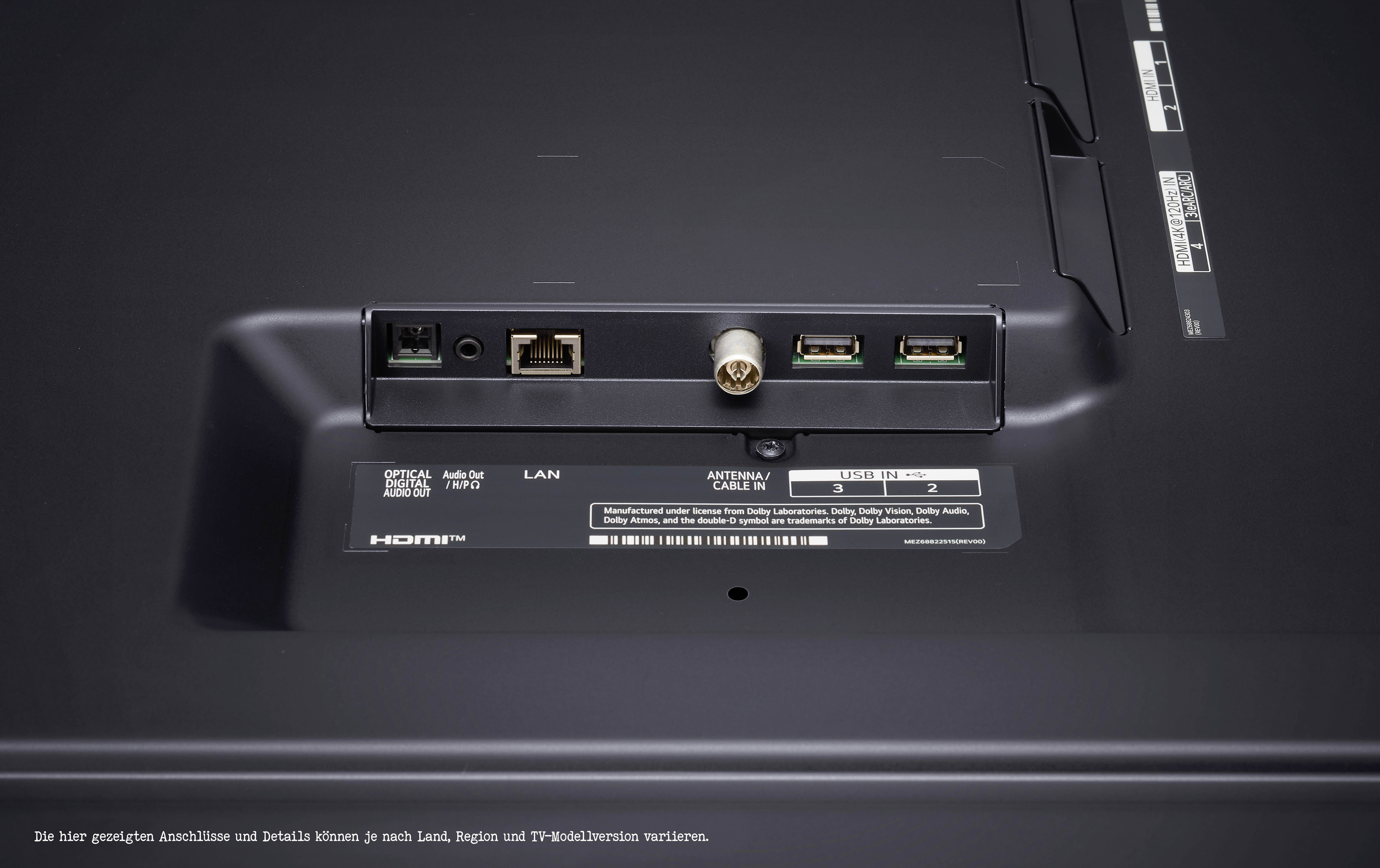 LG Electronics 75NANO769QA.AEUD LED-TV 189 cm 75 Zoll EEK G (A - G) DVB-T2, DVB-C, DVB-S2, UHD, Smart TV, WLAN, PVR ready, CI+ Schwarz