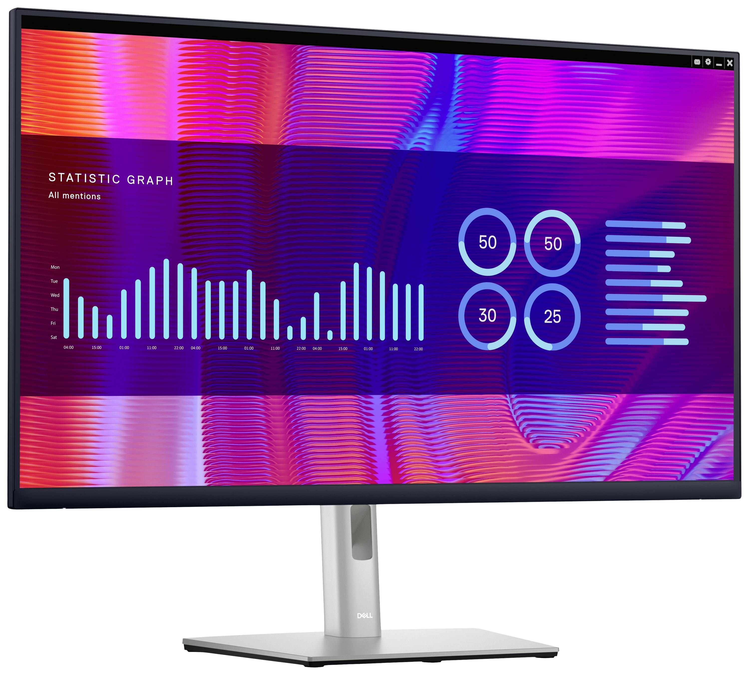 Dell P3223DE Professional LED-Monitor EEK F (A - G) 80 cm (31.5 Zoll) 2560 x 1440 Pixel 16:9 5 ms DisplayPort, HDMI®, USB-A (USB 3.2 Gen 1), USB-C®