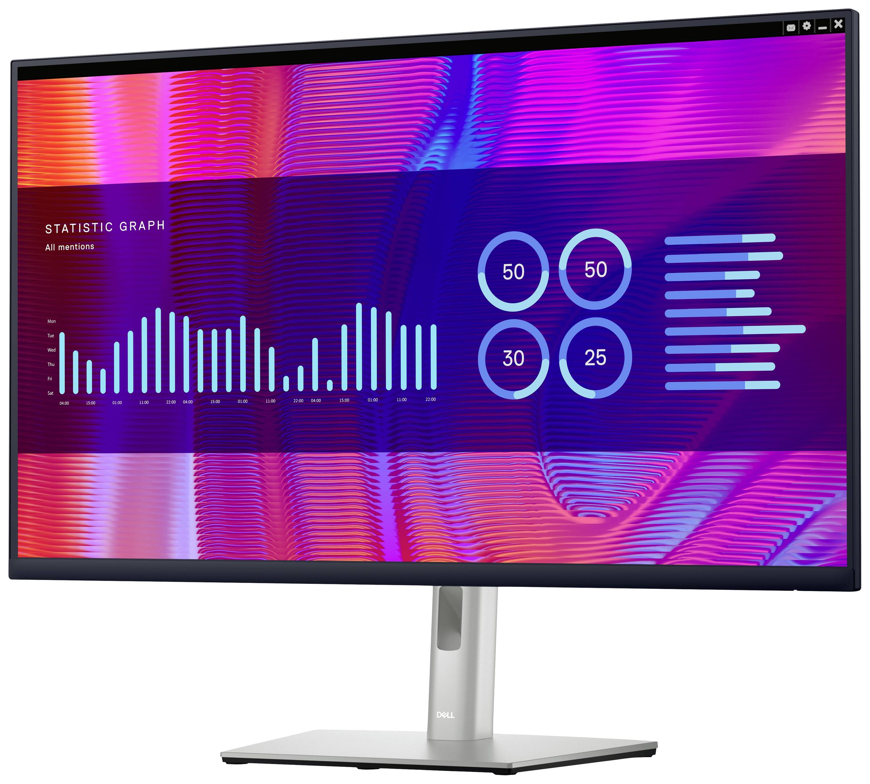 Dell P3223DE Professional LED-Monitor EEK F (A - G) 80cm (31.5 Zoll) 2560 x 1440 Pixel 16:9 5 ms DisplayPort, HDMI®, USB-A