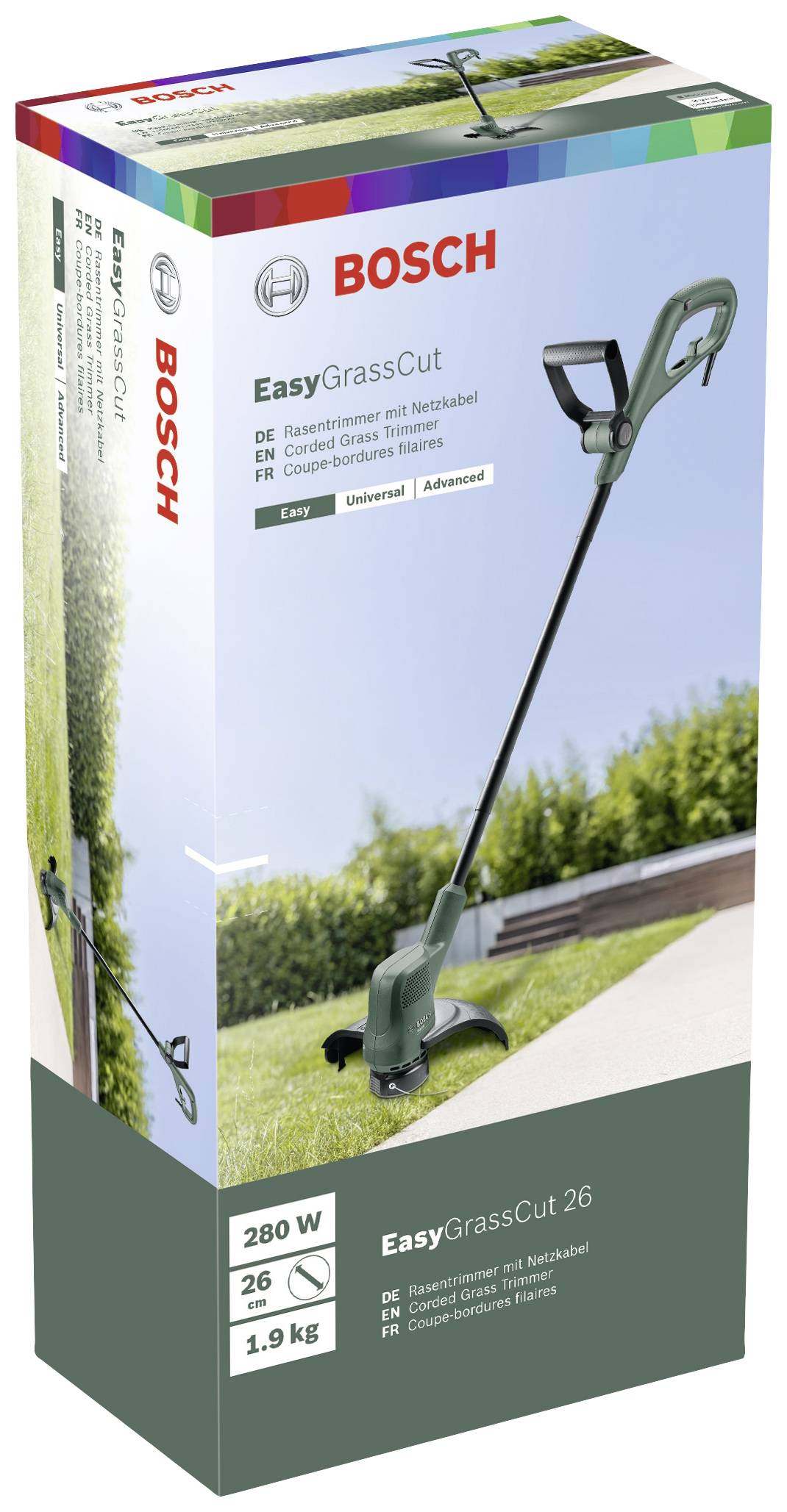 Bosch Home and Garden EasyGrassCut 26, B-Ware Elektro Rasentrimmer Schnittbreite (max.): 26cm