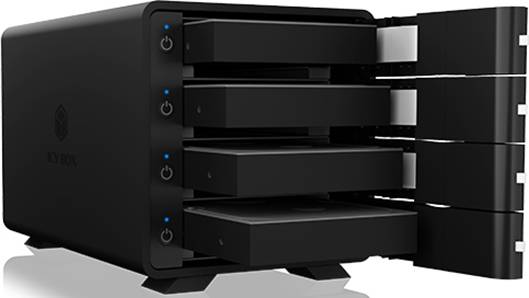 ICY BOX 60916 8.9 cm (3.5 Zoll) Festplattengehäuse 3.5 Zoll USB-C®, USB-A (USB 3.2 Gen 2)